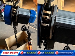 Pa lăng xích điện Bison 2 tấn 6m 220V lắp con chạy điện