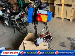 Pa lăng xích điện Bison 2 tấn 6m 220V lắp con chạy điện