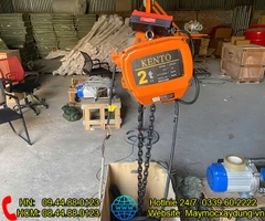 Pa lăng xích điện cố định Kento 2 tấn 6m HHBB02-02 380V