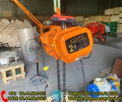 Pa lăng xích điện cố định Kento 2 tấn 6m HHBB02-02 380V