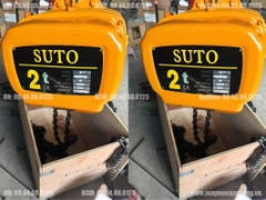 Pa lăng xích điện cố định 2 tấn 6m HHBB02-01 380V