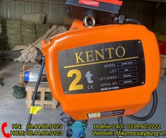 Pa lăng xích điện cố định Kento 2 tấn 6m HHBB02-02 380V