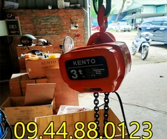 Pa lăng xích điện cố định Kento 3 tấn 6m HHBB03-02 380V