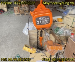 Pa lăng xích điện cố định Kento 3 tấn 6m HHBB03-02 380V