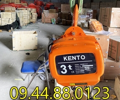 Pa lăng xích điện cố định Kento 3 tấn 6m HHBB03-02 380V
