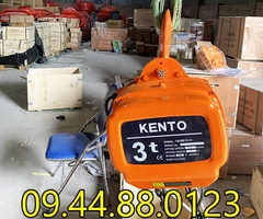 Pa lăng xích điện cố định Kento 3 tấn 6m HHBB03-01 380V