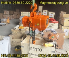Pa lăng xích điện cố định Kento 3 tấn 6m HHBB03-02 380V
