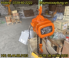 Pa lăng xích điện cố định Kento 3 tấn 6m HHBB03-02 380V