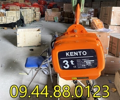 Pa lăng xích điện cố định Kento 3 tấn 6m HHBB03-01 380V