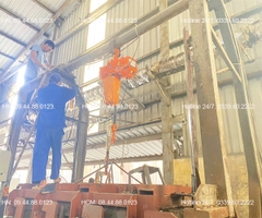 Pa lăng xích điện cố định Kento 3 tấn 6m HHBB03-02 380V