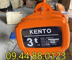 Pa lăng xích điện cố định Kento 3 tấn 6m HHBB03-01 380V