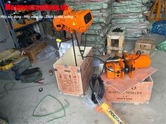 Pa lăng xích điện di chuyển 1 tấn 6m HHBB01-02 380V
