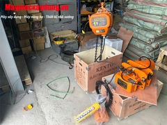Pa lăng xích điện di chuyển 1 tấn 6m HHBB01-02 380V