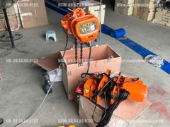Pa lăng xích điện di chuyển 1 tấn 6m HHBB01-01 380V