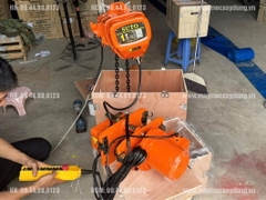 Pa lăng xích điện di chuyển 1 tấn 6m HHBB01-01 380V