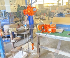 Pa lăng xích điện di chuyển 1 tấn 6m HHBB01-02 380V