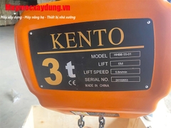 Pa lăng xích điện di chuyển 3 tấn 6m HHBB03-01 380V