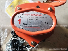 Pa lăng xích kéo tay Kawasaki 1 tấn 5m