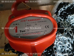 Pa lăng xích kéo tay Kawasaki 1 tấn 5m
