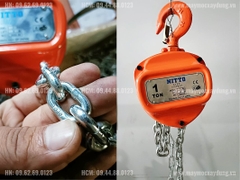 Pa lăng xích kéo tay Nitto 1 tấn 5m