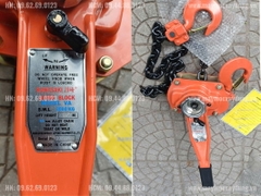 Pa lăng xích lắc tay Kawasaki 3 tấn 1.5m