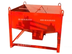 Phễu đổ bê tông 0.8 khối đựng bê tông từ xe bồn