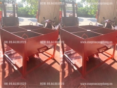 Phễu đổ bê tông 0.8 khối đựng bê tông từ xe bồn