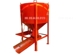 Phễu đổ bê tông 0.9 Khối có máng xoay