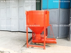 Phễu đổ bê tông 1.2 khối có máng xoay