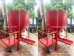 Phễu đổ bê tông 1.2 khối có máng xoay