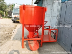 Phễu đổ bê tông 1.5 khối có máng xoay
