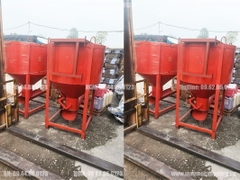 Phễu đổ bê tông 1 Khối có máng xoay