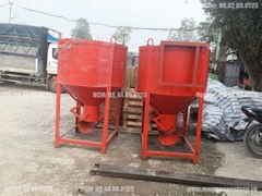 Phễu đổ bê tông 1 Khối có máng xoay