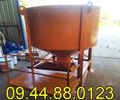 Phễu đổ bê tông 1 Khối có máng xoay