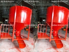 Phễu đổ bê tông 2 khối có máng xoay