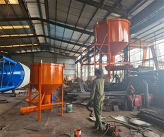 Phễu đổ bê tông 2 Khối