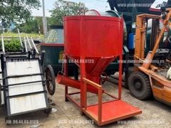 Phễu đổ bê tông 0.9 Khối có máng xoay