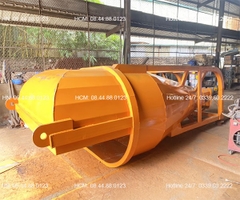 Phễu đổ bê tông nằm ngang 4m3