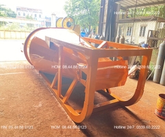 Phễu đổ bê tông nằm ngang 4m3