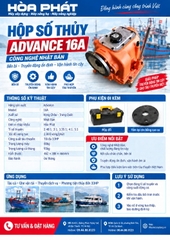 Hộp số thủy Advance 16A