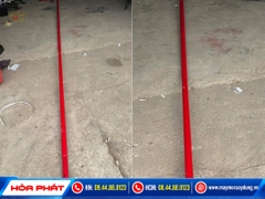 Thước gạt bê tông chạy pin cầm tay Hòa Phát (Thước cán phẳng sàn)
