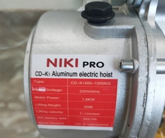 Tời điện đa năng Niki KCD500-1000 220V 100m 14 mét/phút