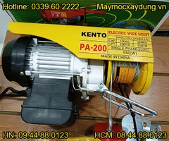 Tời điện mini Kento PA200 20m