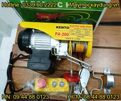 Tời điện mini Kento PA200 20m