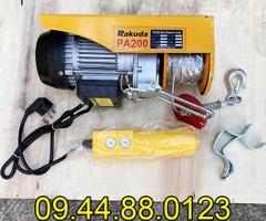 Tời điện mini Rakuda PA200 12m