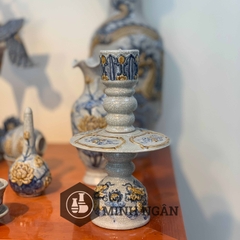 bộ ngũ sự men rạn đắp nổi