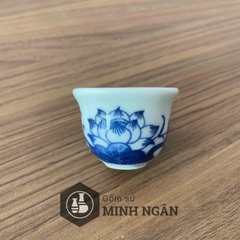 bộ ấm chén cúng men lam