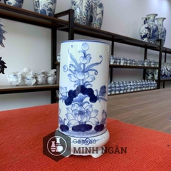 Ống hương men lam