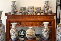 Bộ đồ thờ men rạn cho ban 1m53