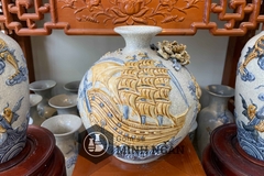 Bình hút lộc men rạn